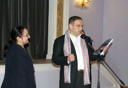 Министр культуры Н.Руруа и М. Дидебулидзе на презентации